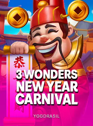 ปกสล็อต 3 Wonders New Year Carnival โดย Yggdrasil